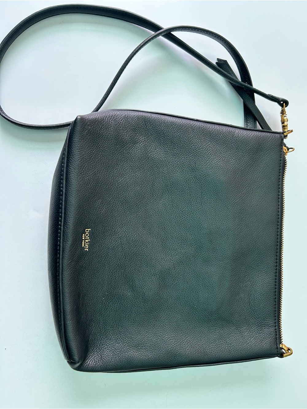 Botkier Beatrice Leather Crossbody Bag with Front Zip Pocket - Picture 9 of 11